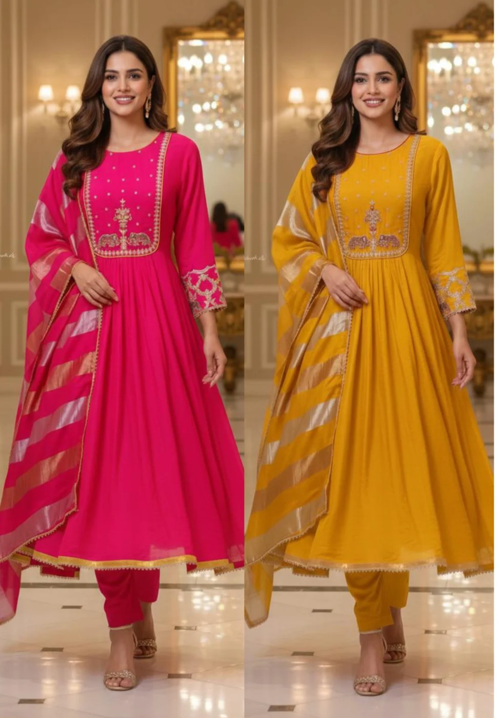 Twirl Story Festive Anarkali